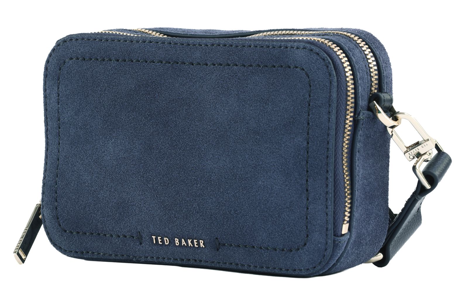 Ted Baker Shayann Webbing Suede Crossbody Camera Bag Dark - Blue Ted Baker Shayann Webbing Suede Crossbody Camera Bag Dark - Blue