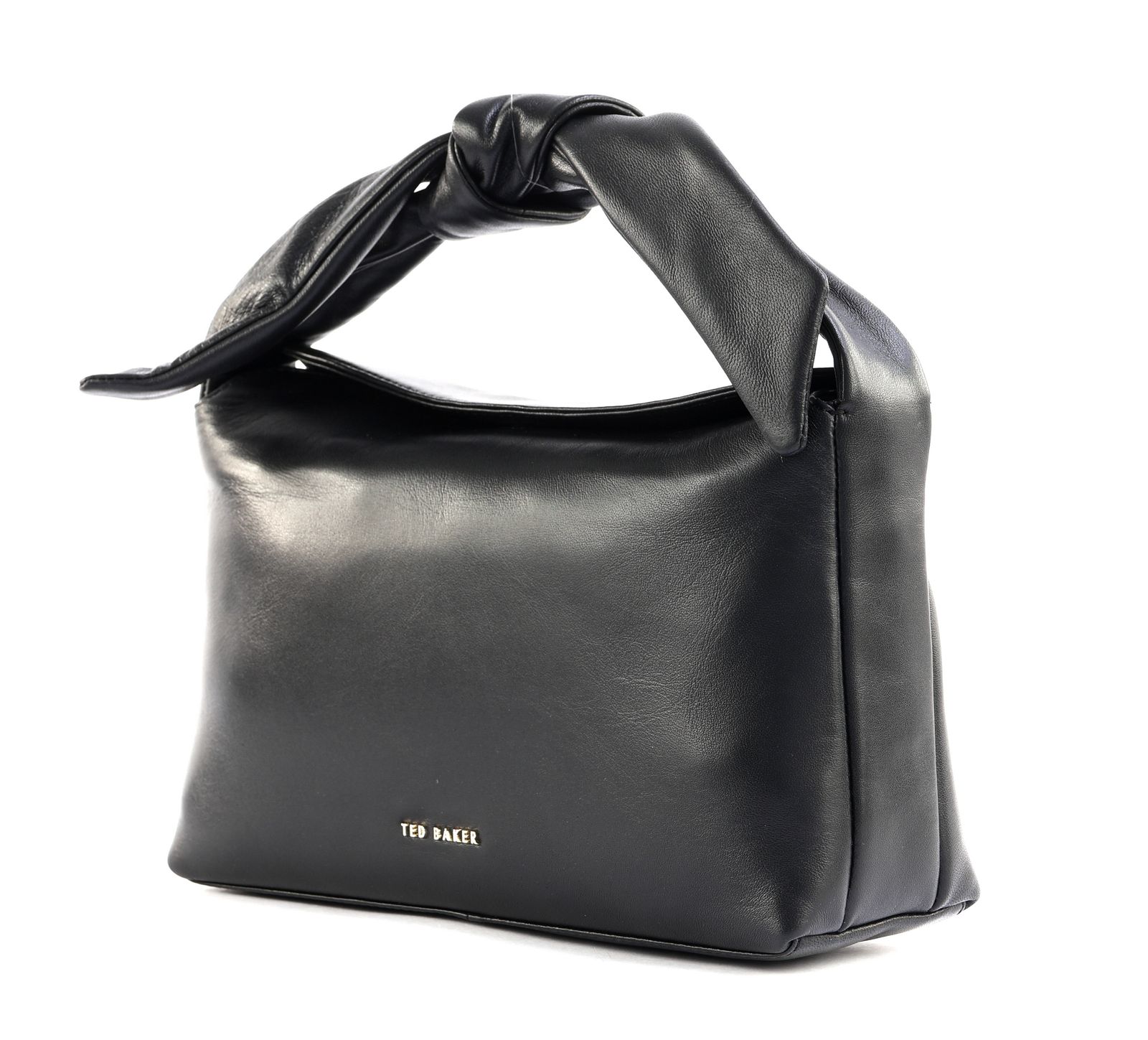 Ted Baker Nyaal Soft Knot Bow leather Shoulder Bag Black Ted Baker Nyaal Soft Knot Bow leather Shoulder Bag Black