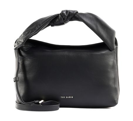 Ted Baker Nyaal Soft Knot Bow leather Shoulder Bag Black