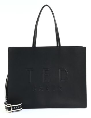 Ted Baker Iconna Webbing Extra Large Icon Bag Jet - Black