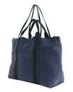 Ted Baker Laurrel Suede Webbing Detail Large Shopper Dk - Blue