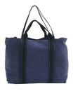 Ted Baker Laurrel Suede Webbing Detail Large Shopper Dk - Blue