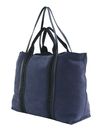 Ted Baker Laurrel Suede Webbing Detail Large Shopper Dk - Blue