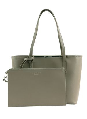 Ted Baker Haylez Saffiano Leather Small Shopper Bag S Taupe