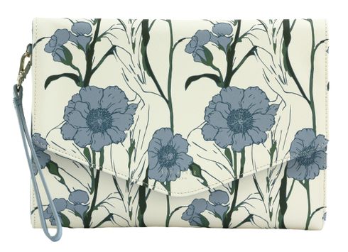 Ted Baker Tomoso Floral Print Pouch LT-Blue