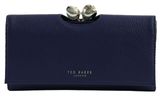 Ted Baker Roosali Rose Detail Leather Large Bobble Purse Dk -Blue