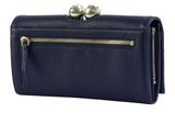Ted Baker Roosali Rose Detail Leather Large Bobble Purse Dk -Blue