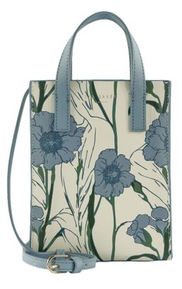 Ted Baker Taecon Floral Print Mini Icon Pag White