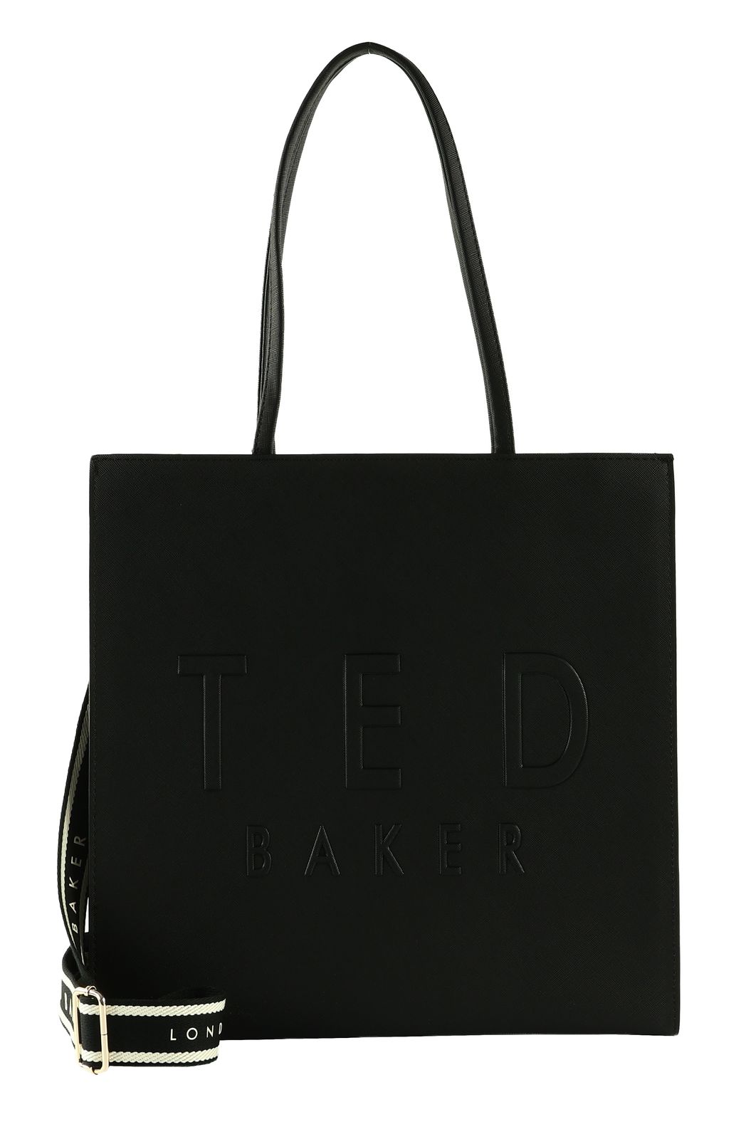 Ted Baker Iconny Webbing Large Icon Bag L Jet Black