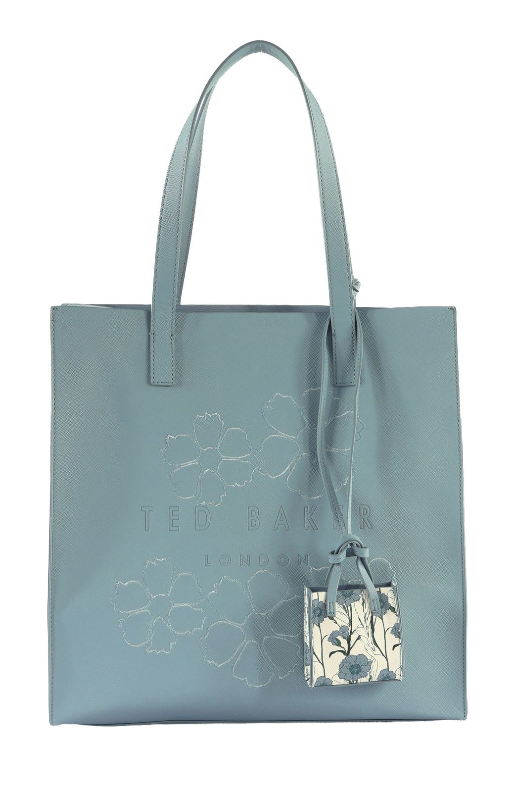 Ted Baker Samal Floral Large Icon Bag with Charm L LT-Blue