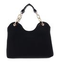 LIU JO Faiza ECS Satchel Bag S Nero / Brass Gold LIU JO Faiza ECS Satchel Bag S Nero / Brass Gold