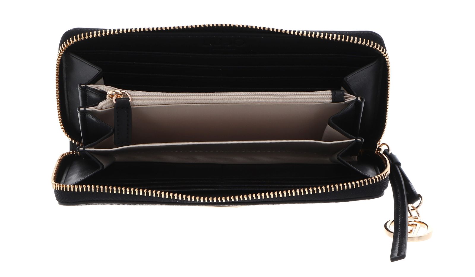 LIU JO Faiza ECS Zip Around Wallet XL Nero LIU JO Faiza ECS Zip Around Wallet XL Nero