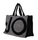 LIU JO Check Tote Bag L Nero LIU JO Check Tote Bag L Nero