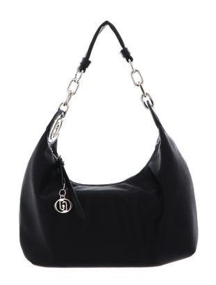 LIU JO Faiza ECS Hobo Bag M Nero / Steel LIU JO Faiza ECS Hobo Bag M Nero / Steel