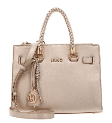 LIU JO Manh Satchel S Light Gold LIU JO Manh Satchel S Light Gold