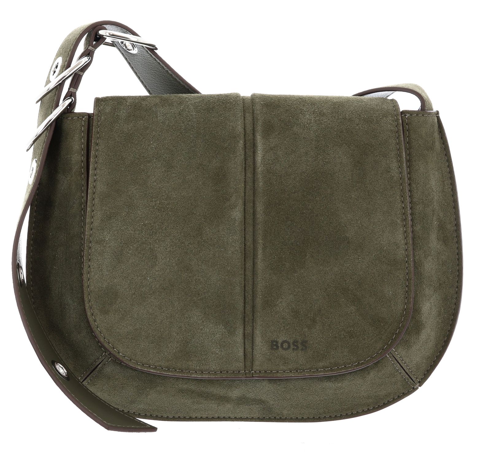 BOSS Clarice Saddle SU Bag Dark Green