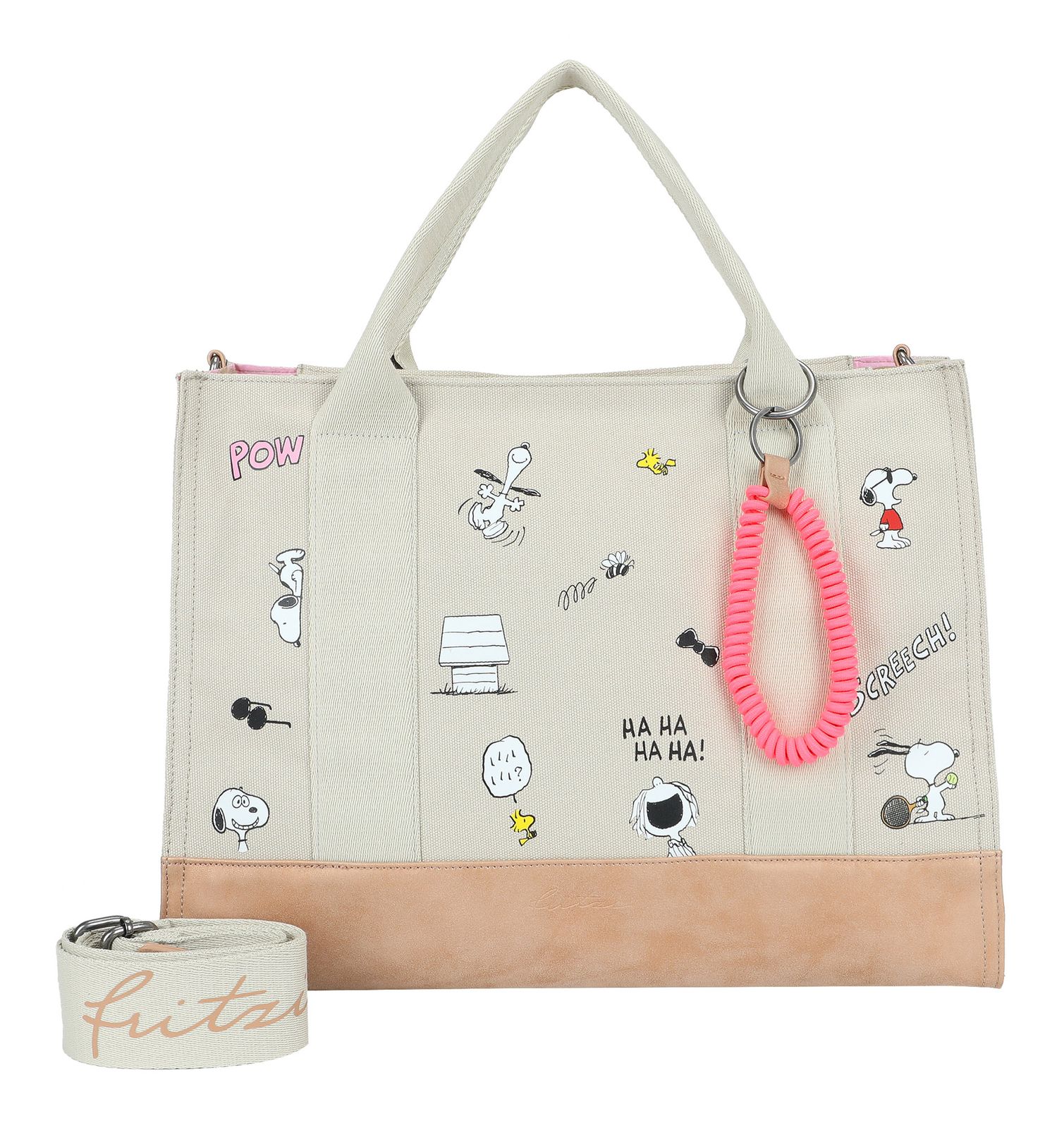 Fritzi aus Preußen Peanuts Tote Bag Confetti Beige