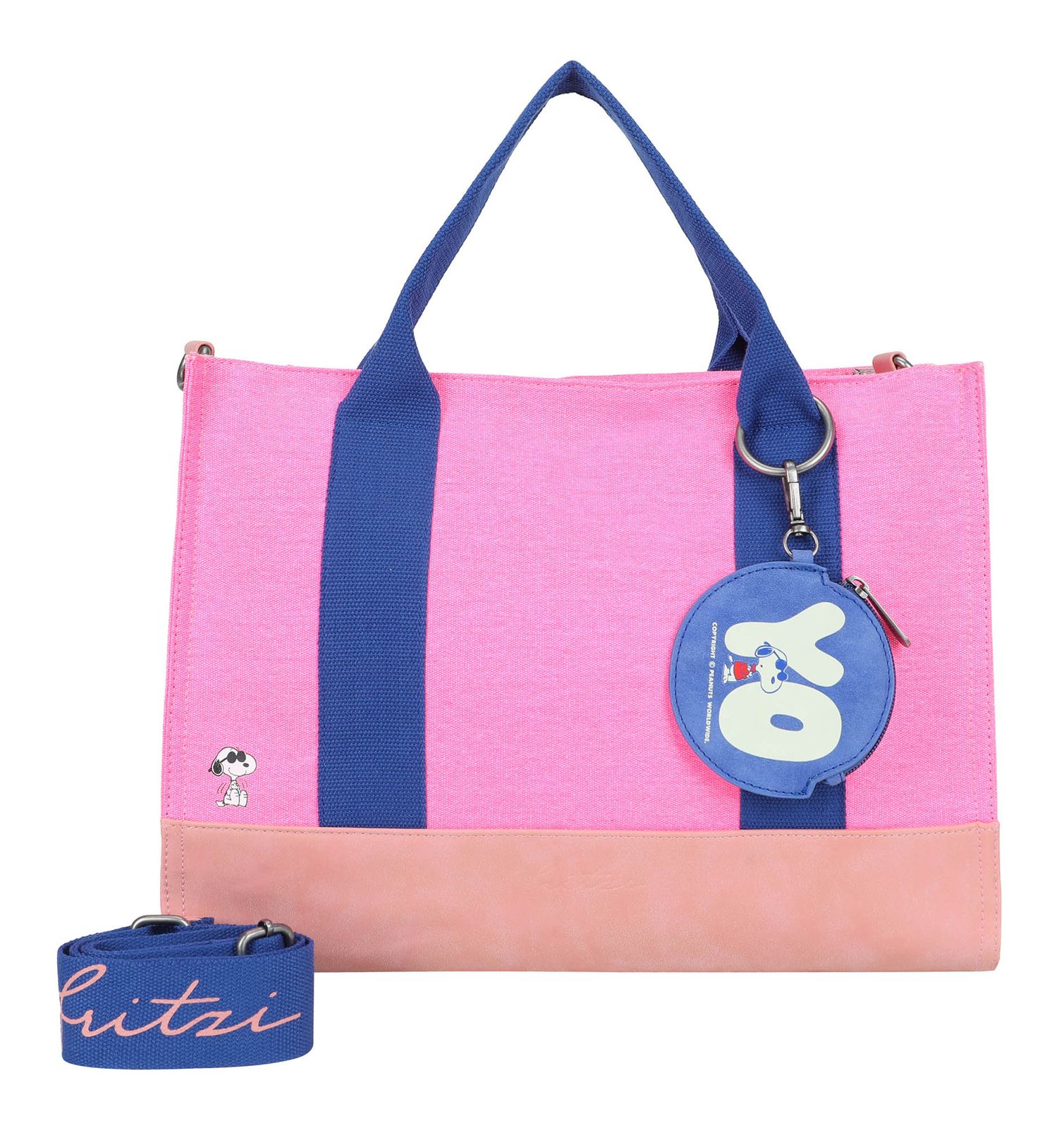 Fritzi aus Preußen Peanuts™ x Fritzi Tote Bag Happiness Pink