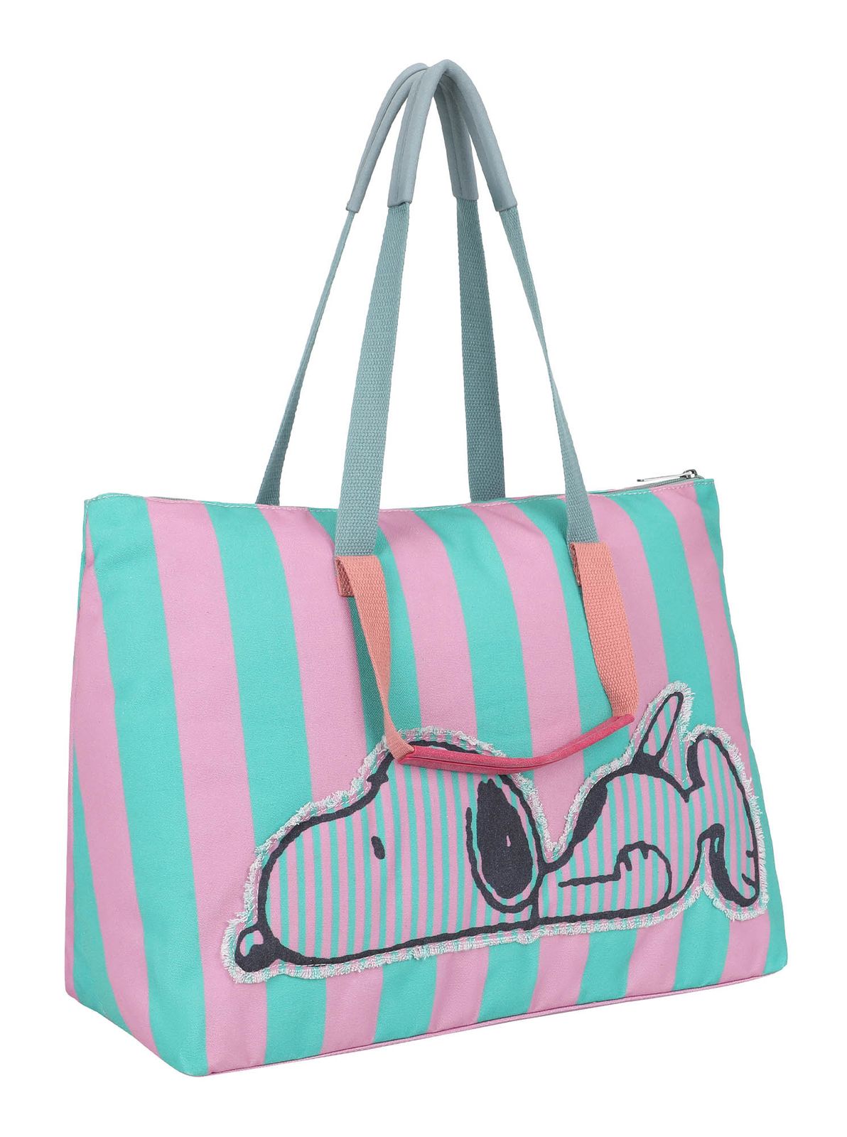 Fritzi aus Preußen Peanuts™ x Fritzi My Shopper Stuffed Green - Pink Fritzi aus Preußen Peanuts™ x Fritzi My Shopper Stuffed Green - Pink