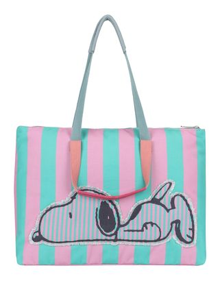 Fritzi aus Preußen Peanuts™ x Fritzi My Shopper Stuffed Green - Pink