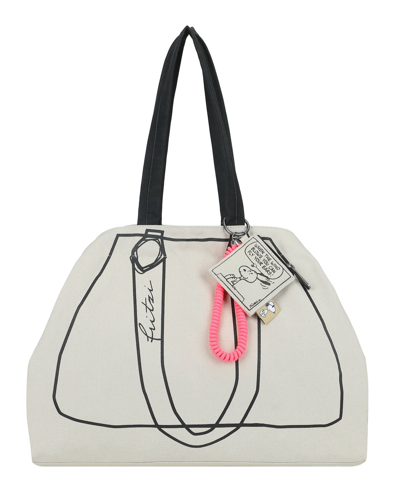 Fritzi aus Preußen Peanuts™ x Fritzi Izzy Easy Sketched Shopper Beige