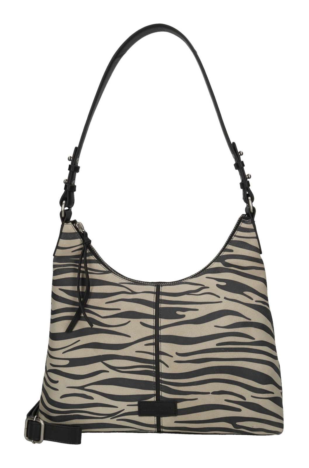 BURKELY Animo Hobo Bag Zebra