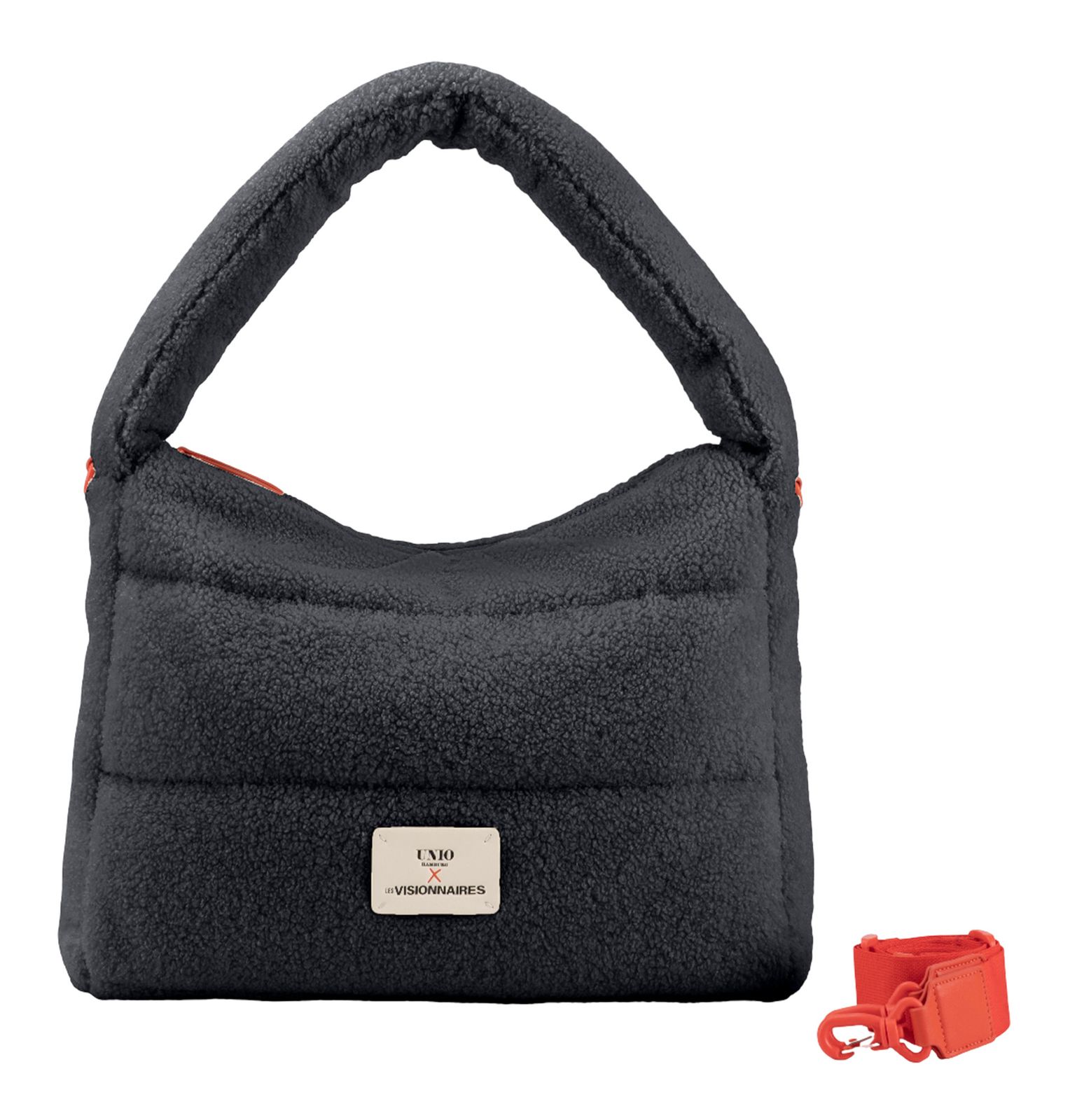 Unio Hamburg x Les Visionnaires Teddy Unio Hobo Anthrazith