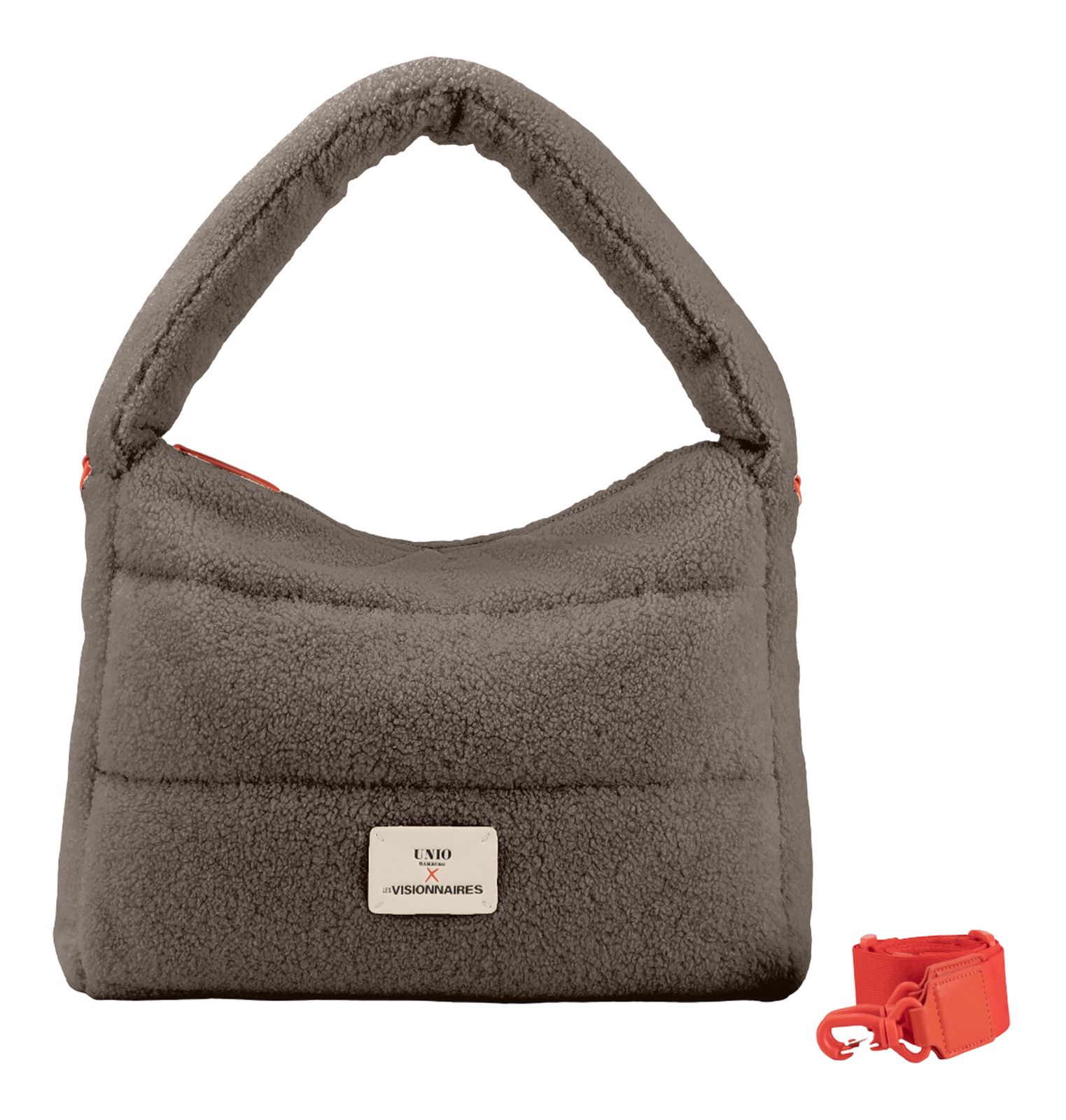Unio Hamburg x Les Visionnaires Teddy Unio Hobo Taupe
