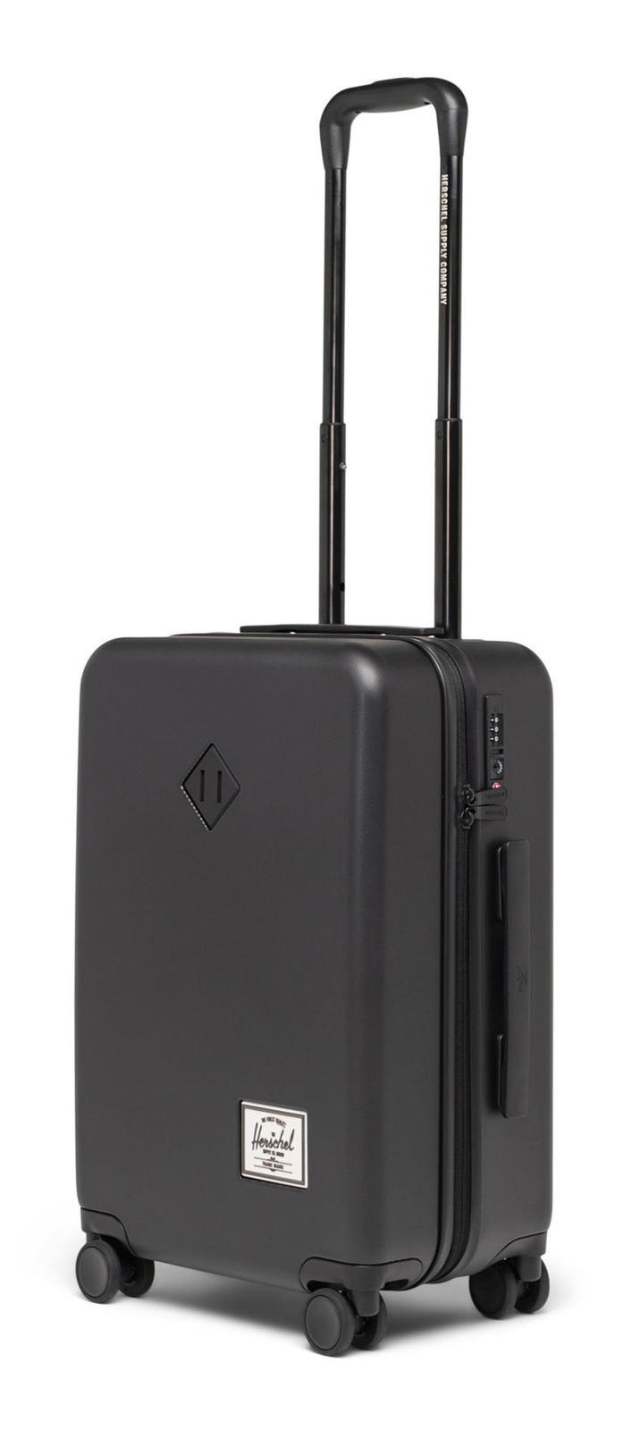 Herschel Heritage Hardshell Carry On Trolley S+ Black Herschel Heritage Hardshell Carry On Trolley S+ Black