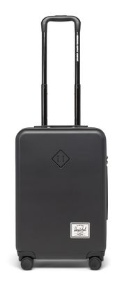 Herschel Heritage Hardshell Carry On Trolley S+ Black Herschel Heritage Hardshell Carry On Trolley S+ Black