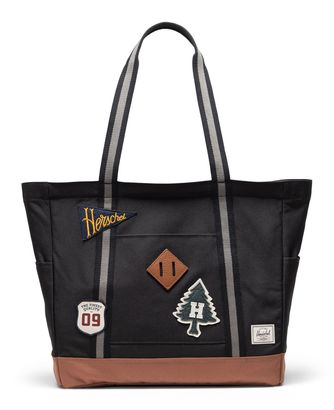 Herschel Heritage Tote Patches Black Herschel Heritage Tote Patches Black