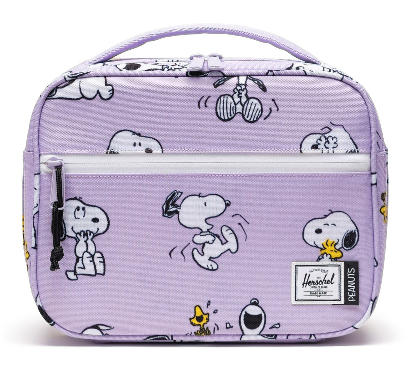Herschel Peanuts Pop Quiz Lunch Box Snoopy and Woodstock Pastel Lc