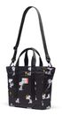 Herschel Peanuts Heritage Tote S Snoopy and Woodstock Black Herschel Peanuts Heritage Tote S Snoopy and Woodstock Black