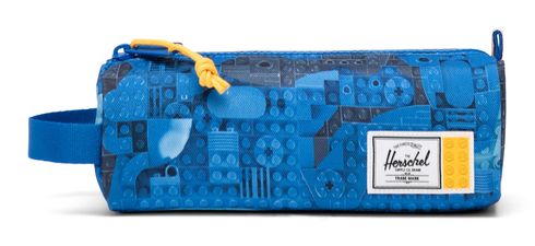 Herschel LEGO Settlement Pencil Case Little Herschel Abstract Bricks Blue Herschel LEGO Settlement Pencil Case Little Herschel Abstract Bricks Blue