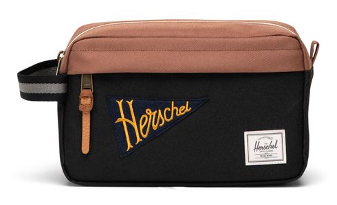 Herschel Chapter Travel Kit Patches Black