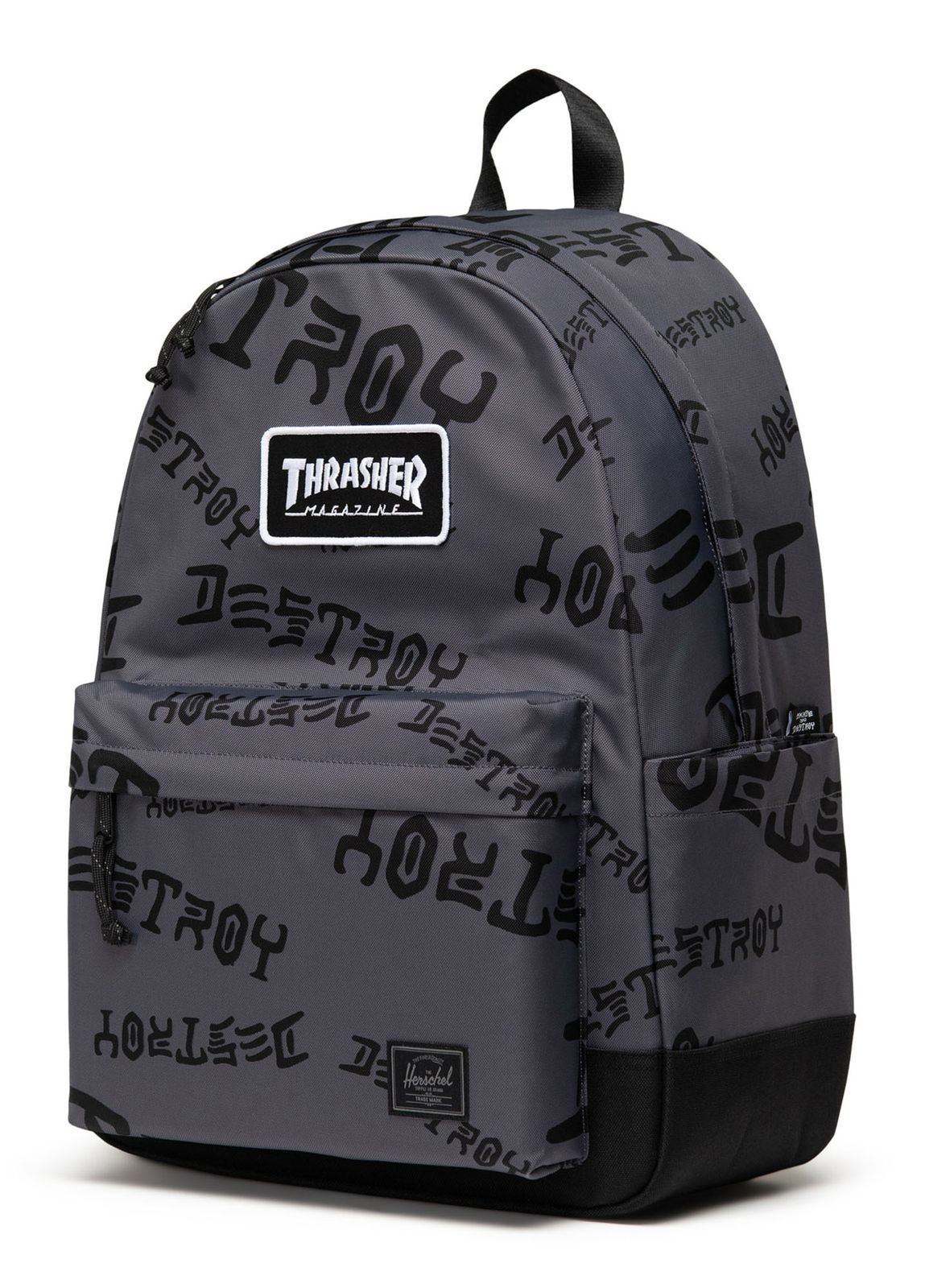 Herschel Thrasher Classic Backpack Nylon XL Asphalt / Black Destroy Herschel Thrasher Classic Backpack Nylon XL Asphalt / Black Destroy