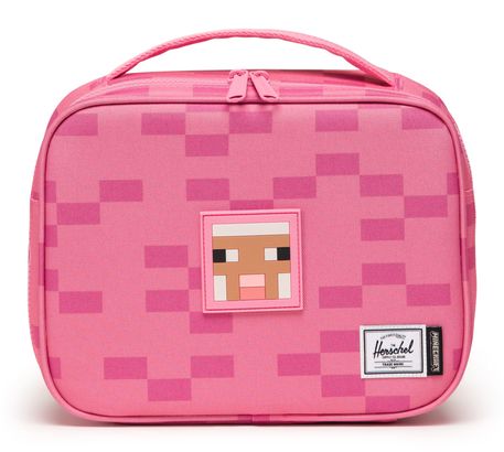 Herschel Minecraft Pop Quiz Lunch Box Little Herschel Pink Sheep