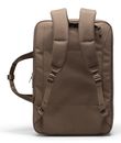 Herschel Bowen Convertible Travel Duffle Tech Light Brown