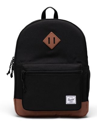 Herschel Heritage Kids Backpack Black / Saddle Brown