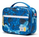 Herschel LEGO Pop Quiz Lunch Box Little Herschel Abstract Bricks Blue
