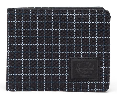 Herschel Roy RFID Wallet Grid Black / Black Herschel Roy RFID Wallet Grid Black / Black