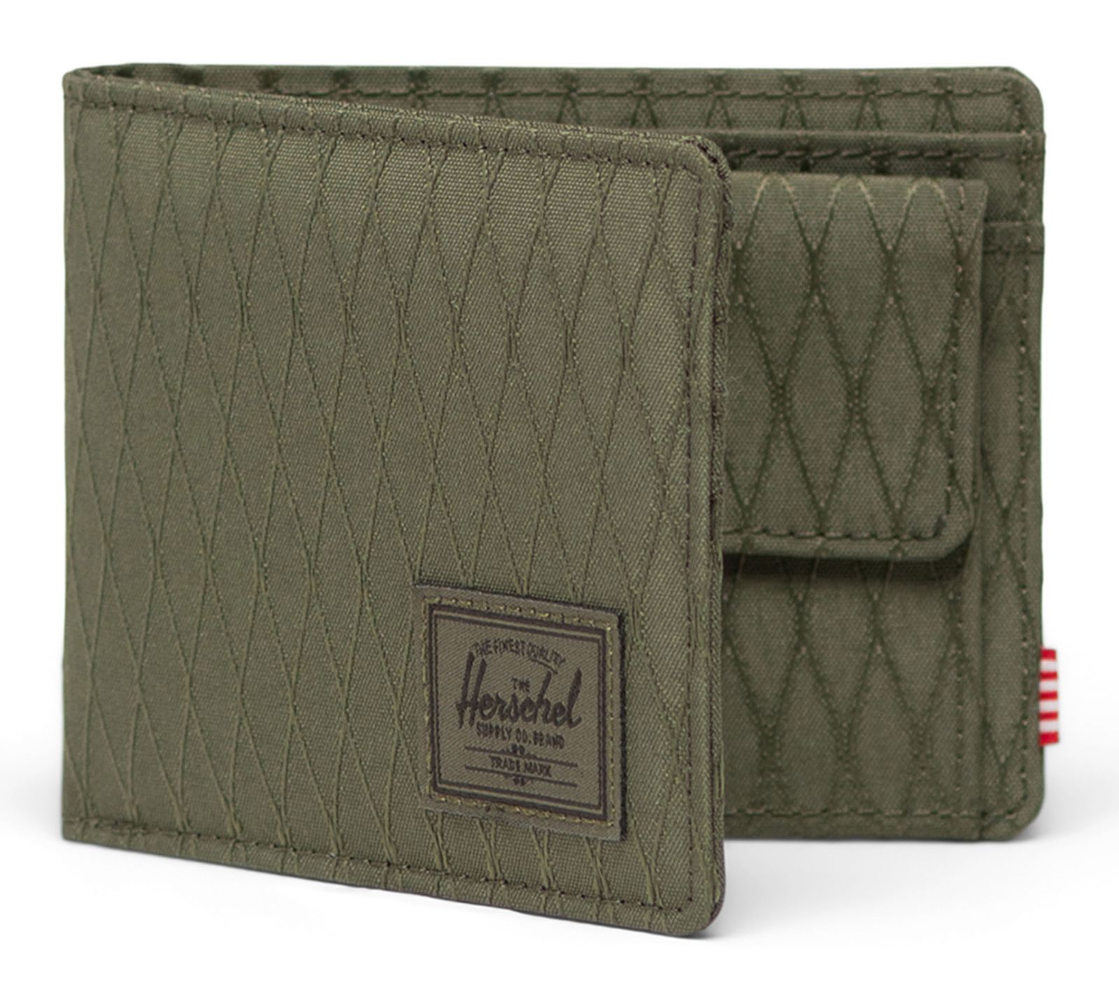 Herschel Roy RFID Coin Wallet Ivy Green Diamond Herschel Roy RFID Coin Wallet Ivy Green Diamond