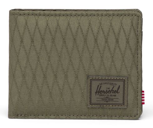 Herschel Roy RFID Coin Wallet Ivy Green Diamond Herschel Roy RFID Coin Wallet Ivy Green Diamond