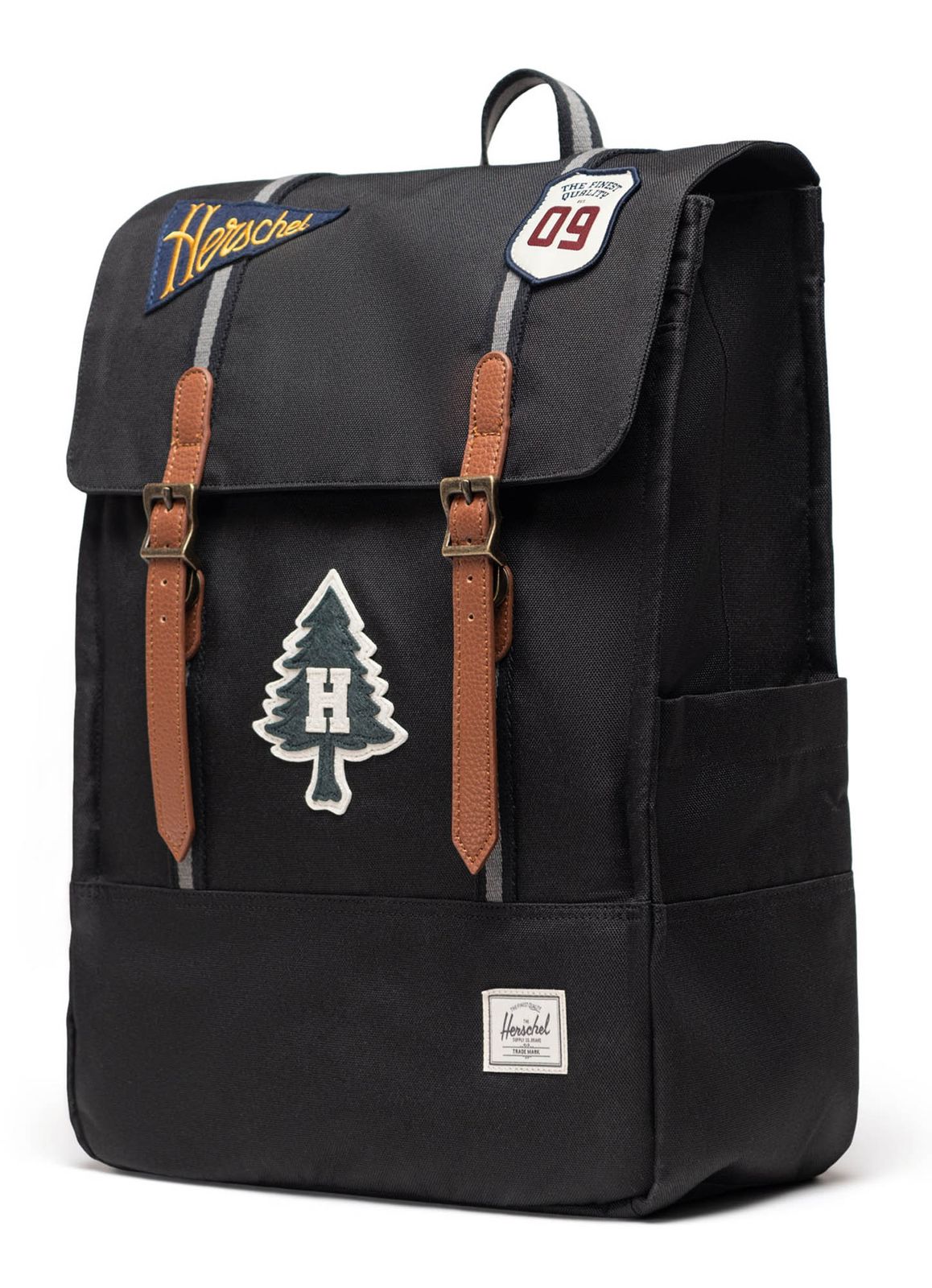 Herschel Survey Backpack 20 L Patches Black Herschel Survey Backpack 20 L Patches Black