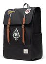 Herschel Survey Backpack 20 L Patches Black Herschel Survey Backpack 20 L Patches Black