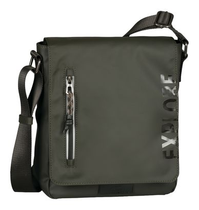 camel active Explore Flap Bag Top Zip M Khaki