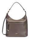 L.CREDI Maite Hobo Bag Dark Taupe