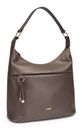 L.CREDI Maite Hobo Bag Dark Taupe