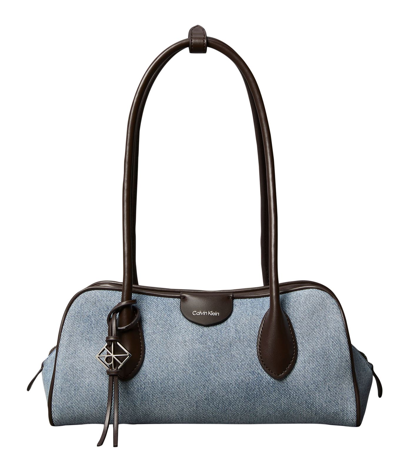 Calvin Klein CK Small Shoulder Bag Light Wash Denim