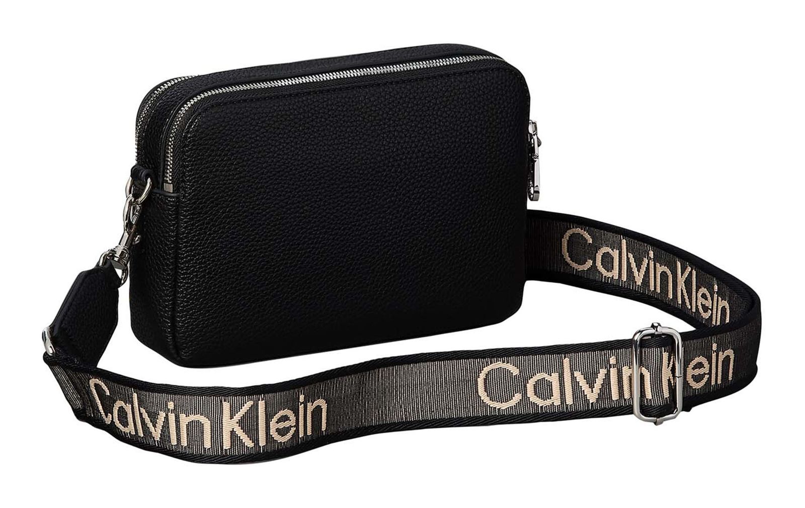 Calvin Klein Webbing Strap Camera Bag Black Calvin Klein Webbing Strap Camera Bag Black